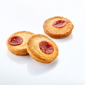 Biscuit bretagne - palet à la fleur de sel sec pur beurre avec de la framboise, fabrication local. Vente biscuit en vrac