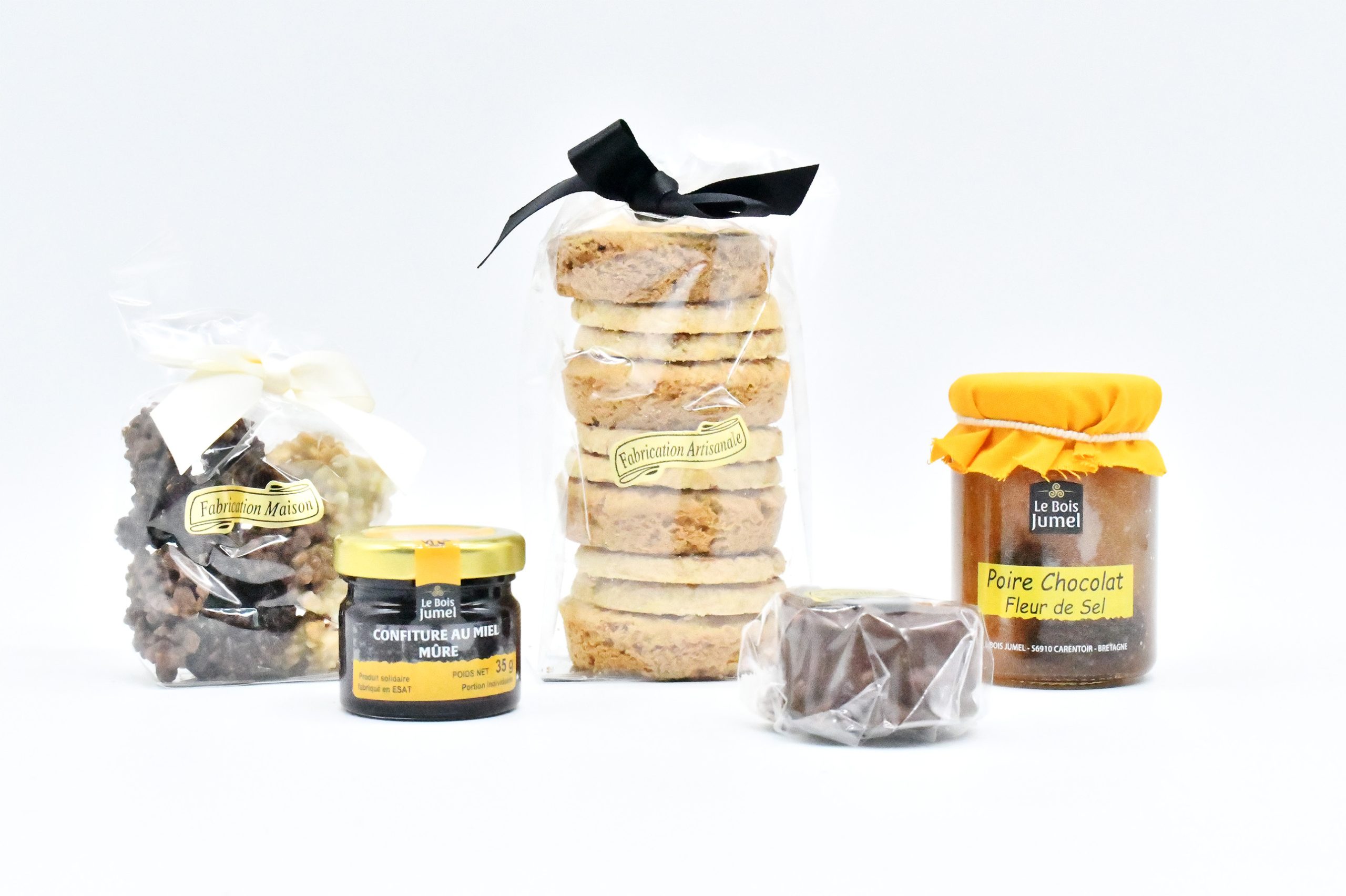 Composition - boîte - métallique - Bretagne - biscuit - Breton - biscuit breton - confiture - poir - chocolat - fraise - Plougastel - palet breton - petite galette bretonne