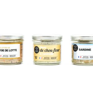 rillette - foie - lotte - chou fleur - andouille - sardine - Bretagne