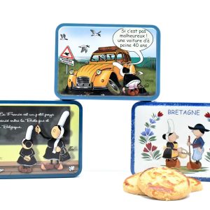 Boîte sucrette bretagne - petite galette beurre fleur de sel