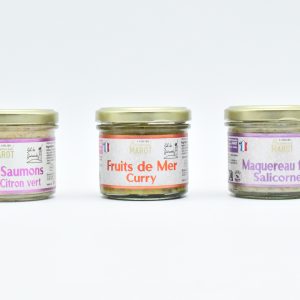 fruit de mer - maquereau - saumon - citron - curry - salicornes - produit - mer