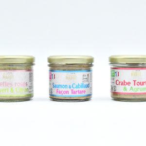 crevette - rose - curry - vert - citron - saumon - cabillaud - crabe - tourteau